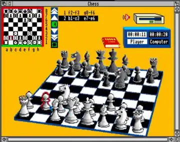 MicroPower Chess (19xx)(MicroPower) screen shot game playing